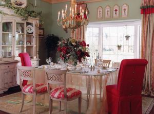 Dining Room completed for Cancer Showhouse fundraiser